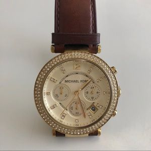 Michael Kors Watch Leather Band